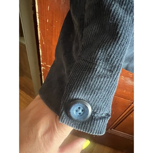 L.L. Bean Women's Size 12 Petite Blue Corduroy Jacket - Picture 6 of 6